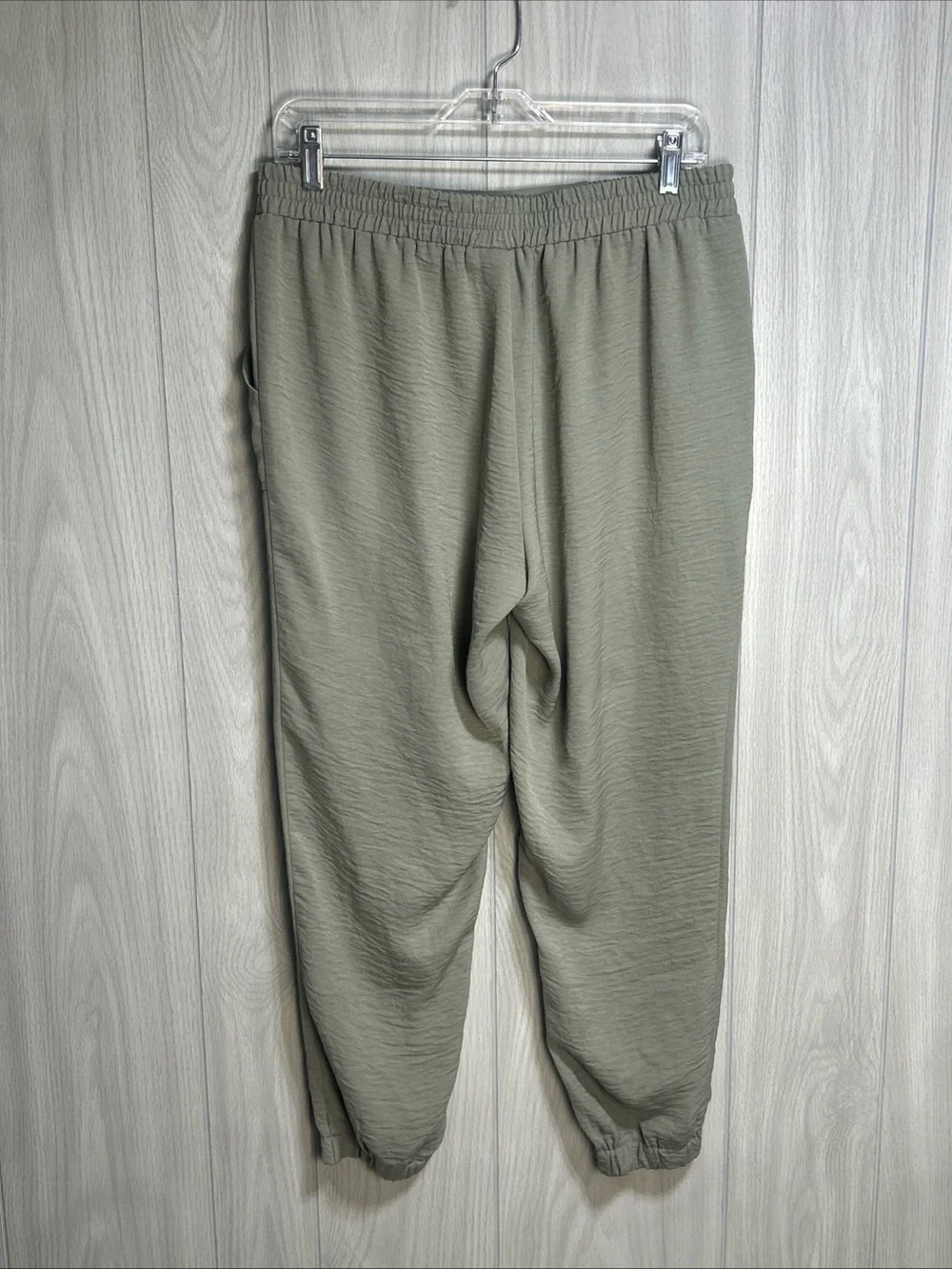 Soho Sage Green Jogger Pants Elastic Waistband Size Medium